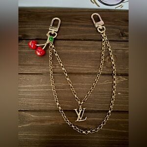 LV Takashi Murakami Cherry Bag Chain